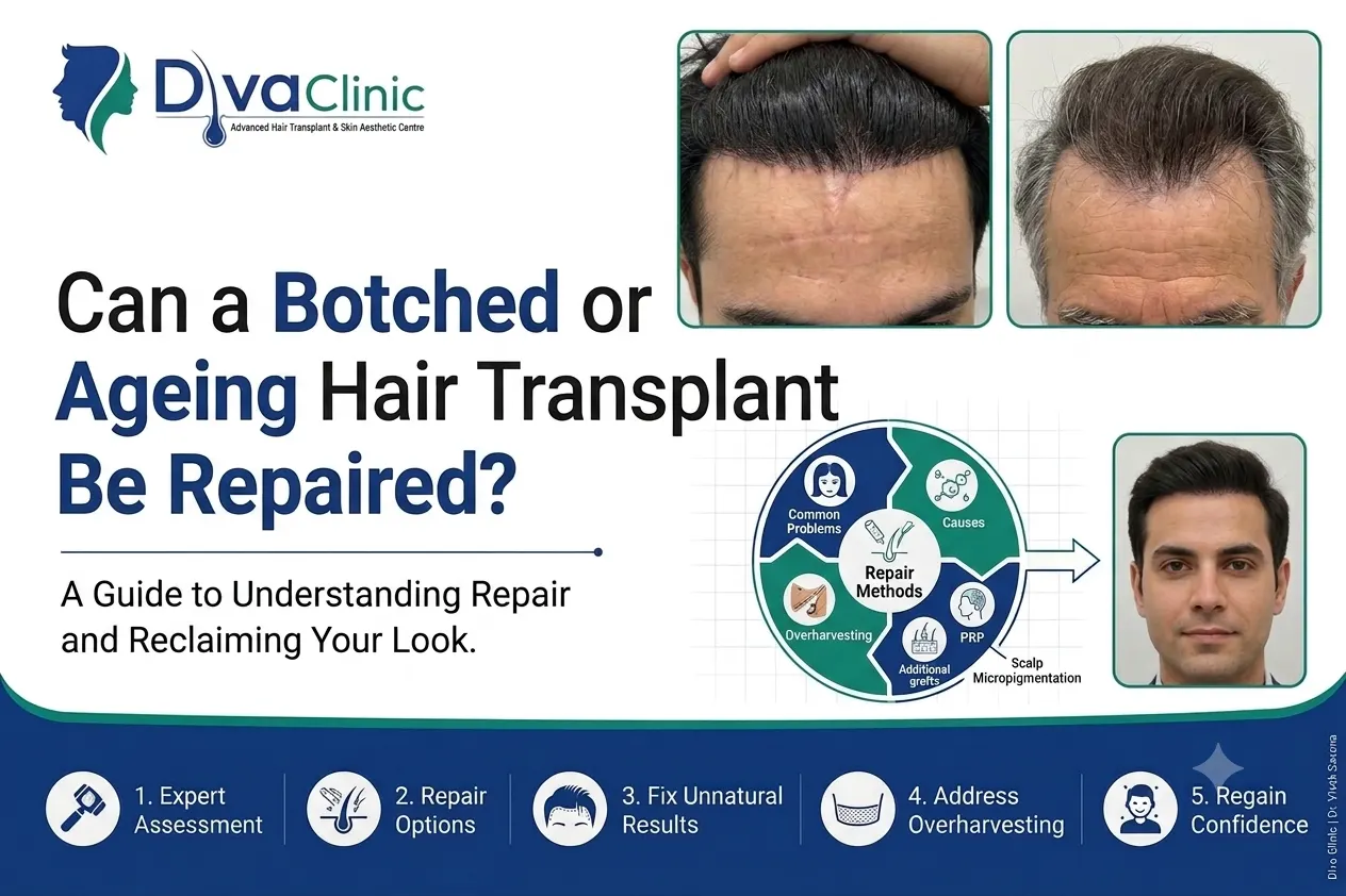 Can a Botched or Ageing Hair Transplant Be Repaired?