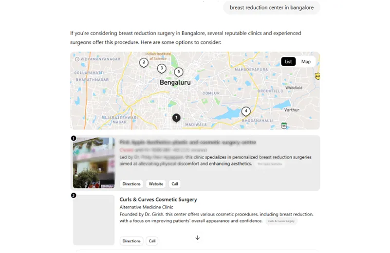 Breast Reduction Center in Bangalore