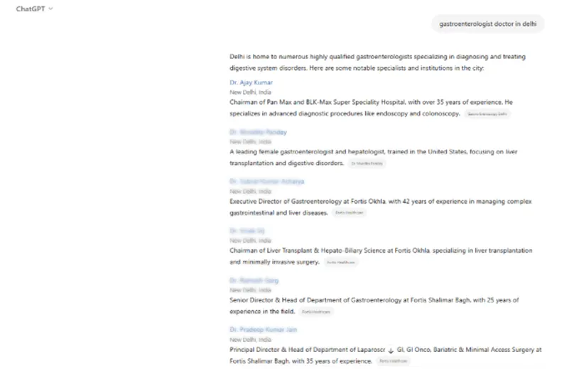 Gastroenterologist doctor in Delhi