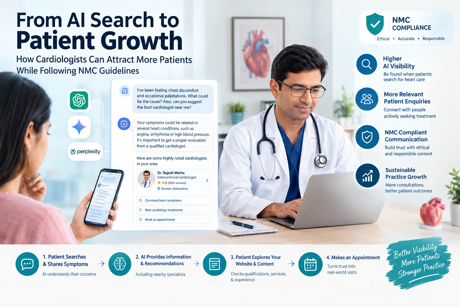 From NMC Compliance to Patient Growth: A Digital Marketing Strategy for Cardiologists