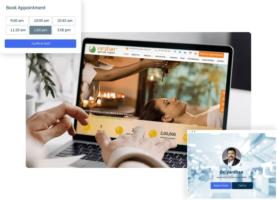 Patient-Centric Hospital Website