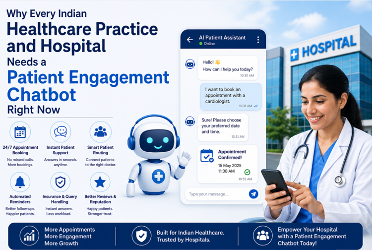 Why Every Indian Hospital and Healthcare Practice Needs a Patient Engagement Chatbot