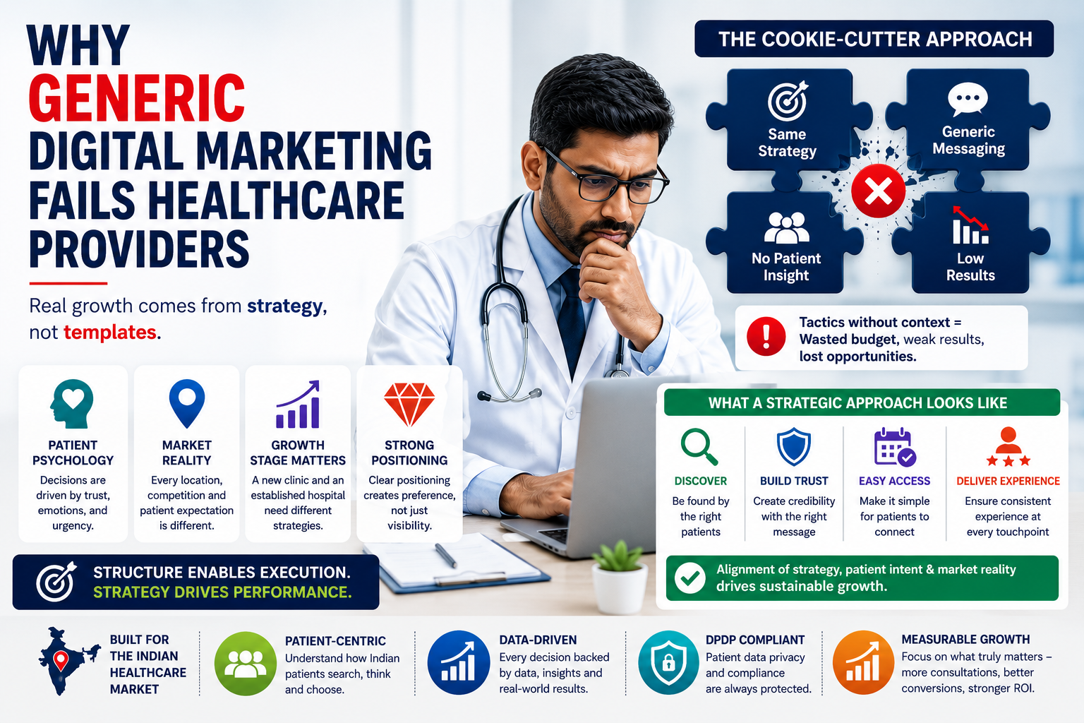 Why Generic Digital Marketing Fails Healthcare Providers