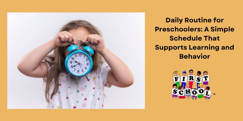 daily routine for preschoolers