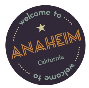 Welcome to Anahem California Sticker