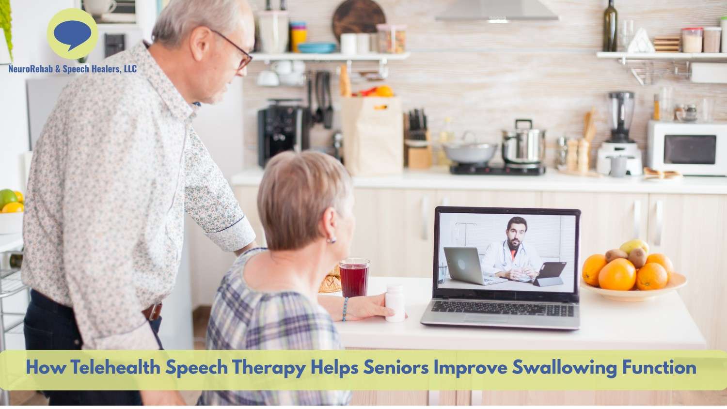 How Telehealth Speech Therapy Helps Seniors Improve Swallowing Function