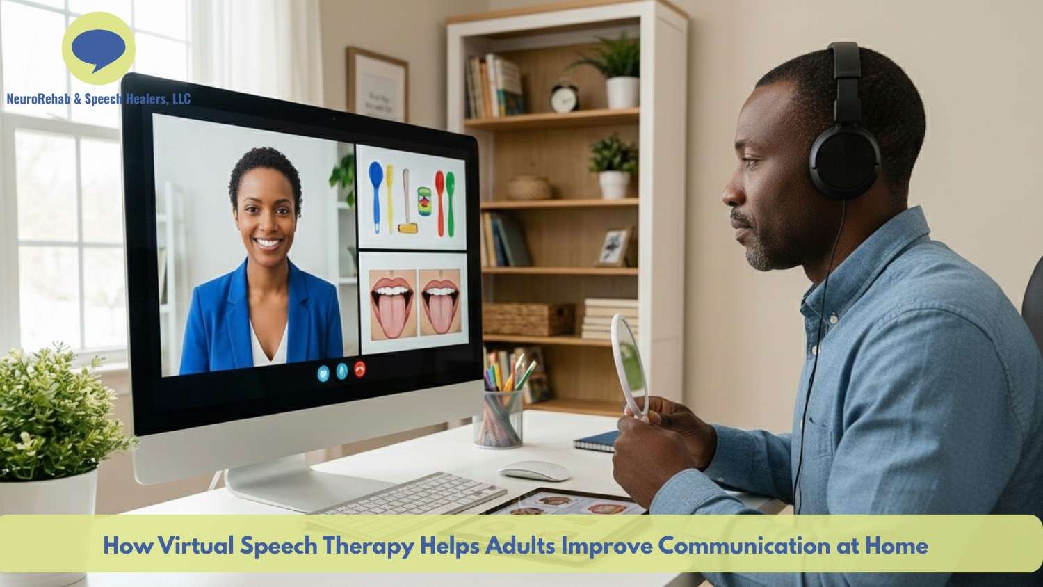 How Virtual Speech Therapy Helps Adults Improve Communication at Home