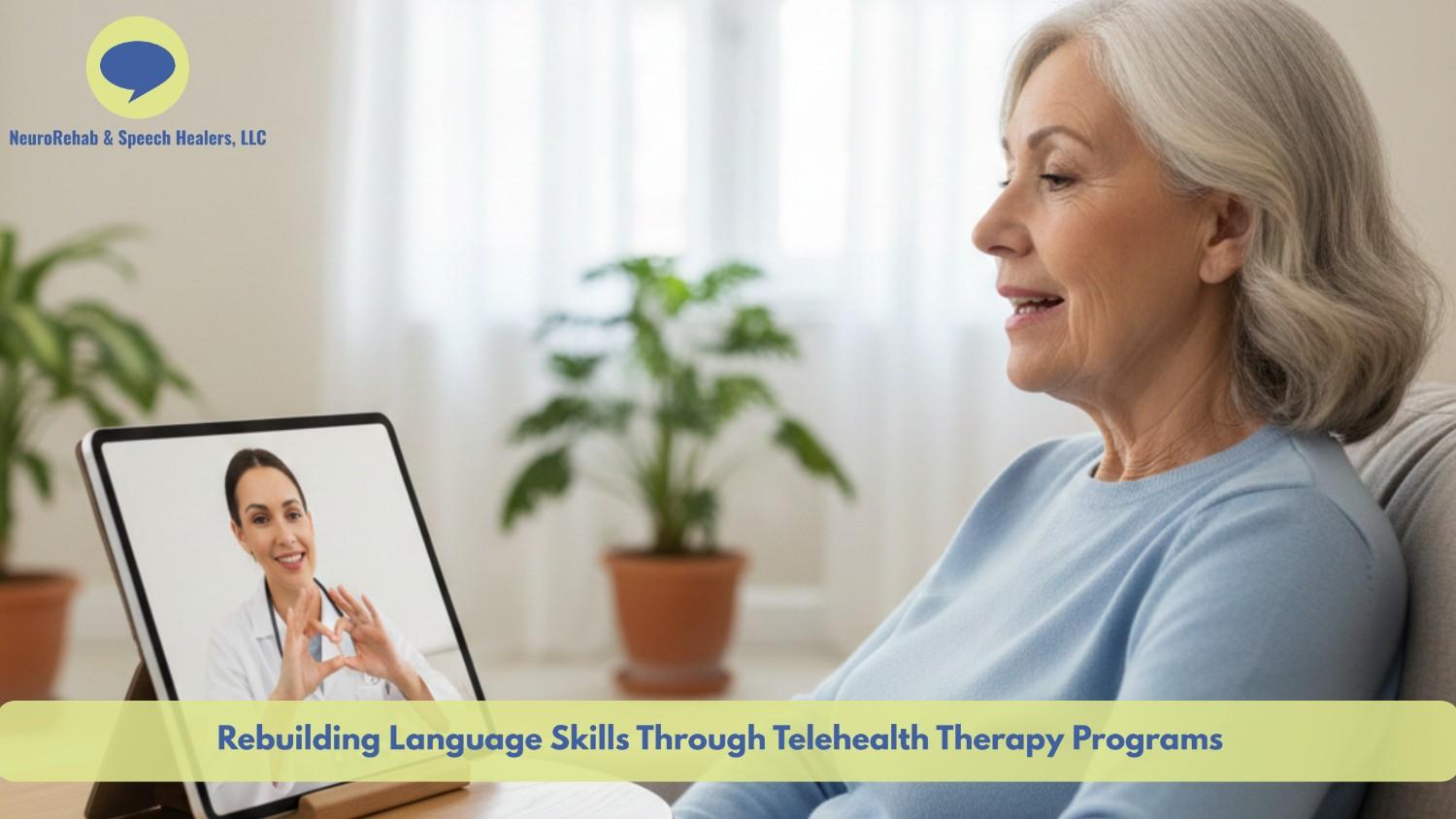 Rebuilding Language Skills Through Telehealth Therapy Programs