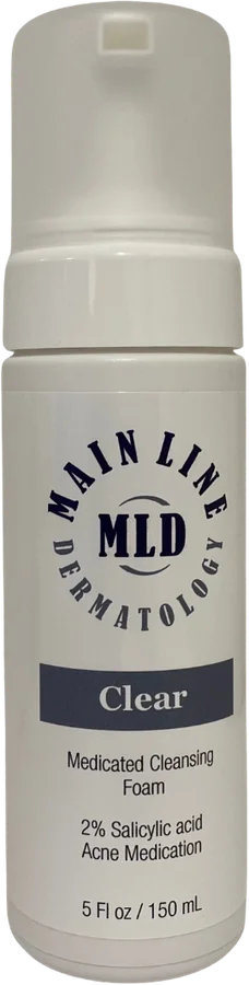 Main Line Dermatology Clear Medicated Foam Cleanser bottle