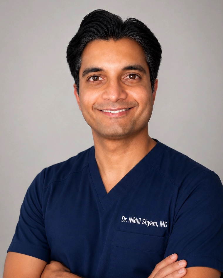 Nikhil Shyam, MD, board-certified dermatologist at Main Line Dermatology