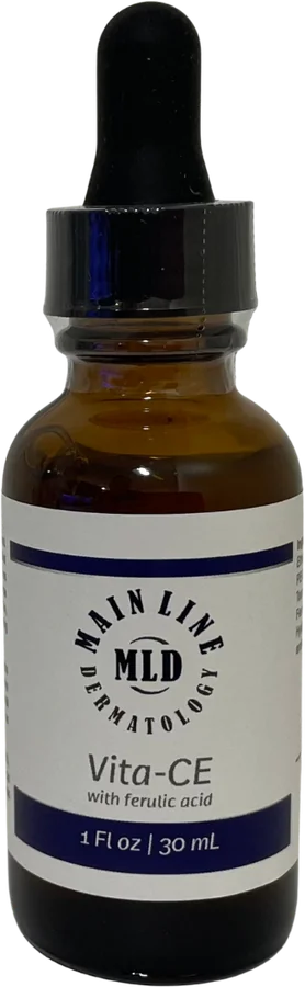 Main Line Dermatology Vita-CE with Ferulic Acid serum bottle