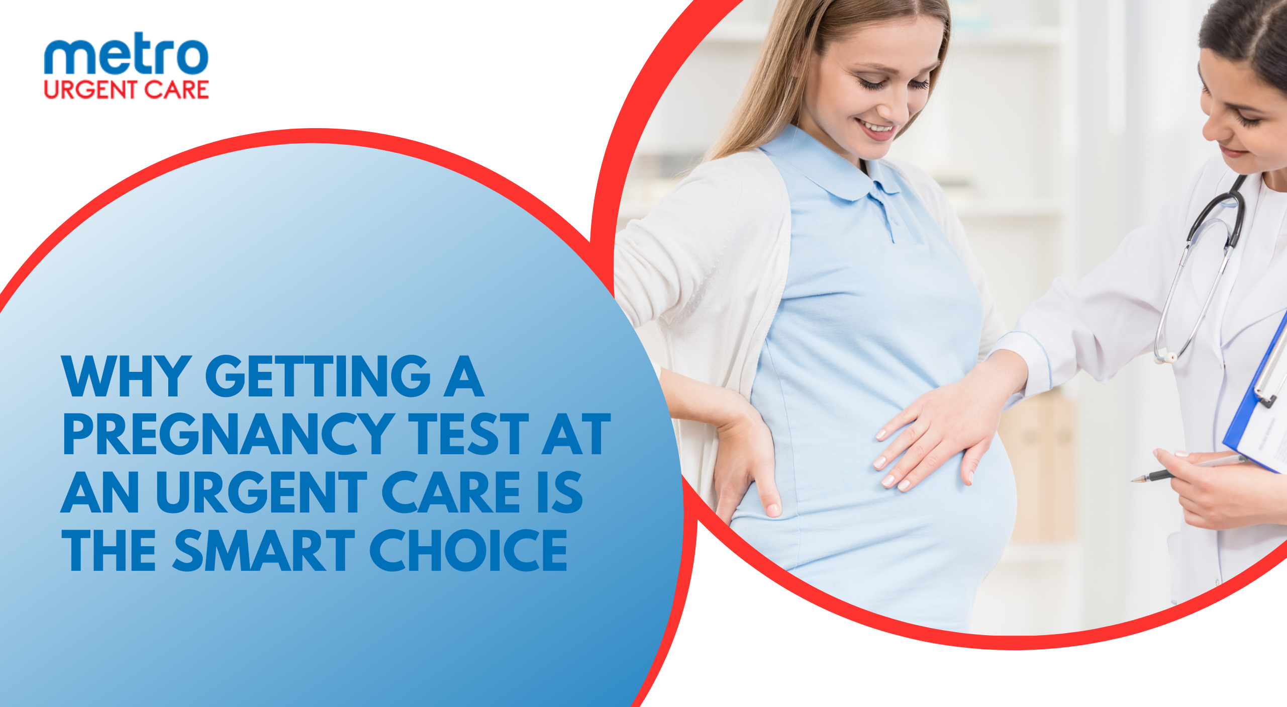 Pregnancy test at Metro Urgent Care