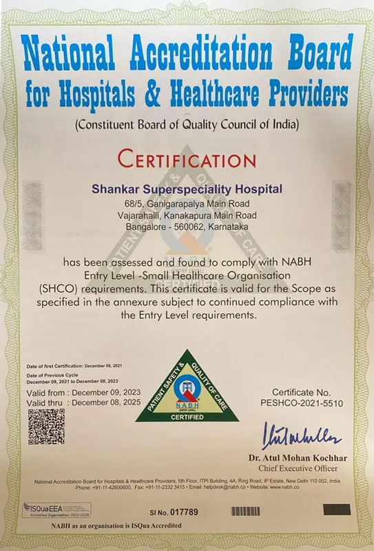 NABH Certificate