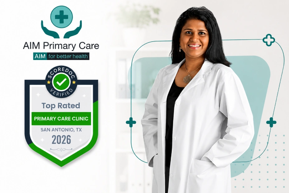 AIM Primary Care Recognized as the Best Rated Primary Care Clinic in San Antonio