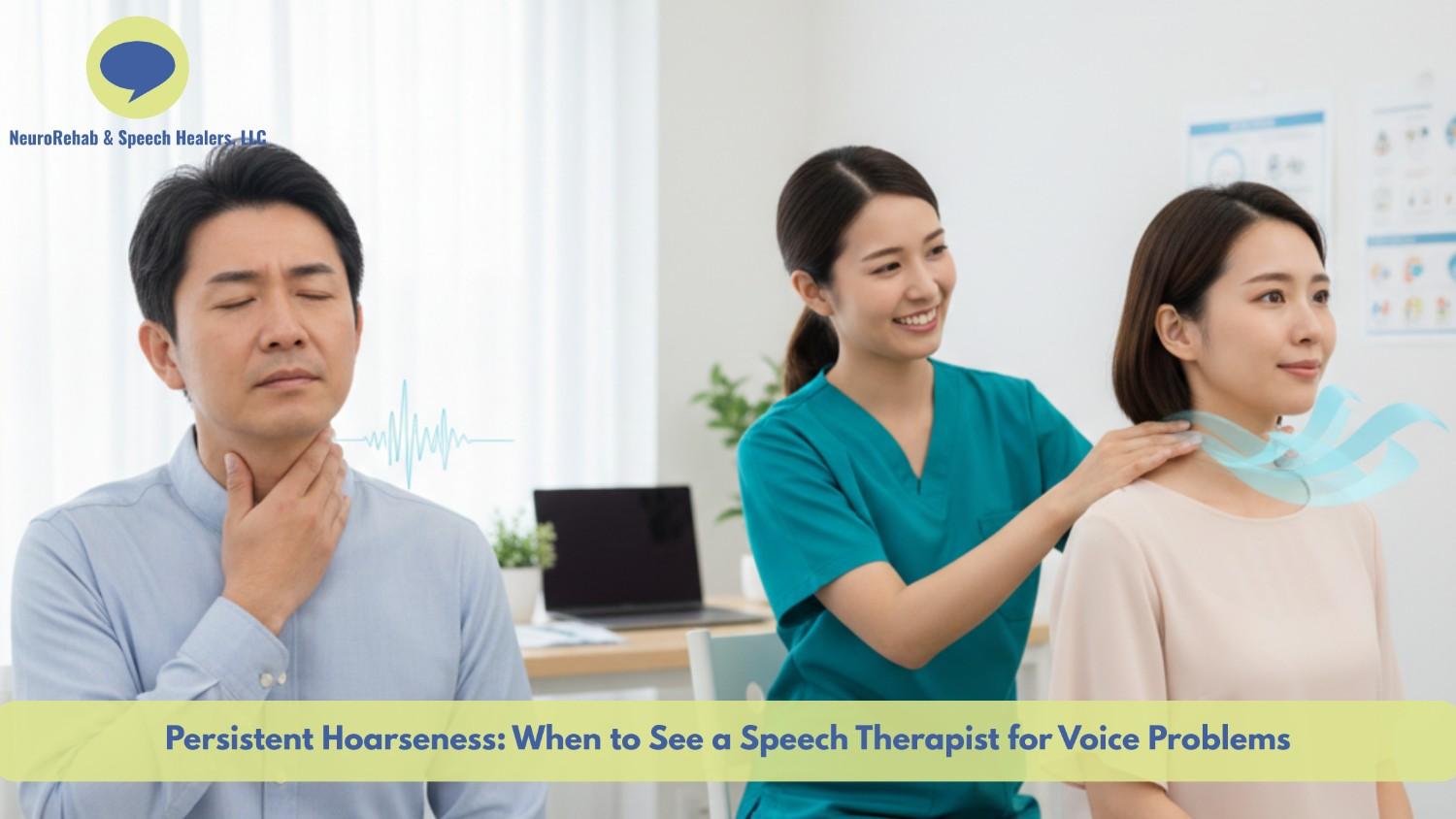 Persistent Hoarseness: When to See a Speech Therapist for Voice Problems