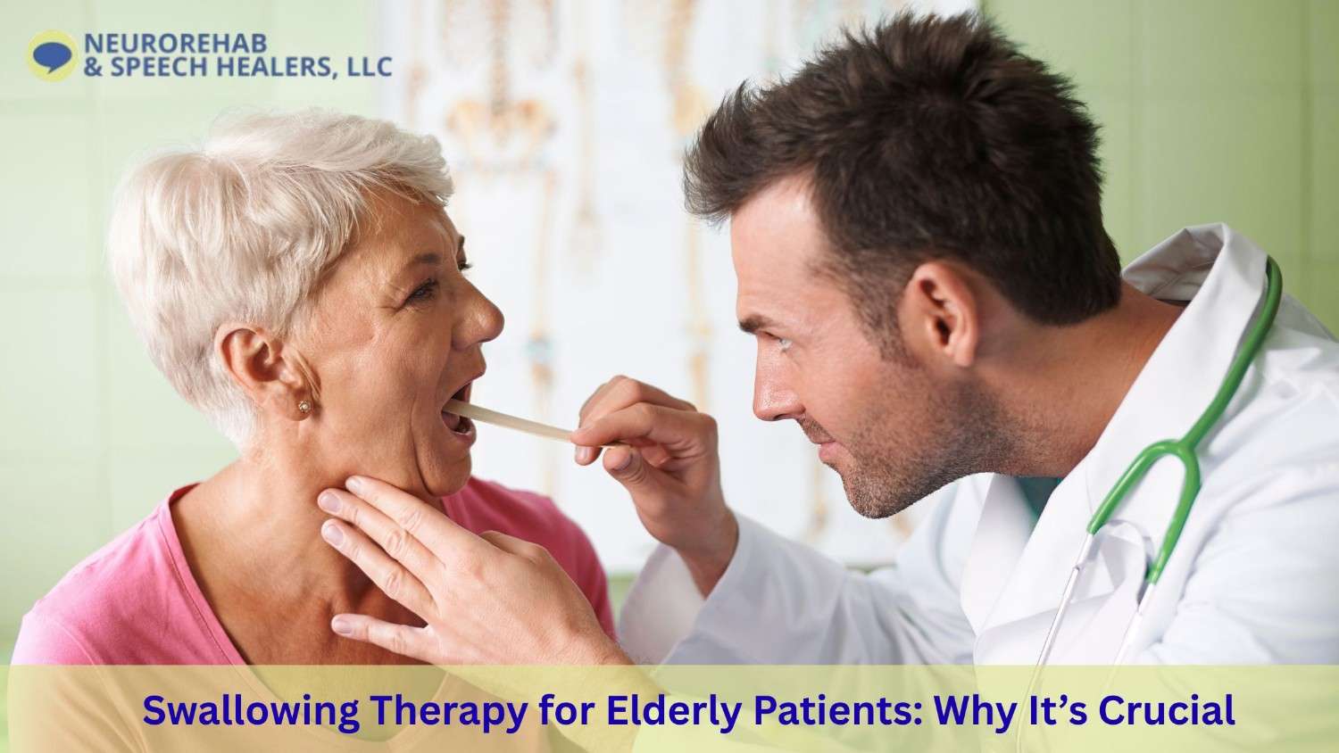 Swallowing Therapy for Elderly Patients: Why It’s Crucial