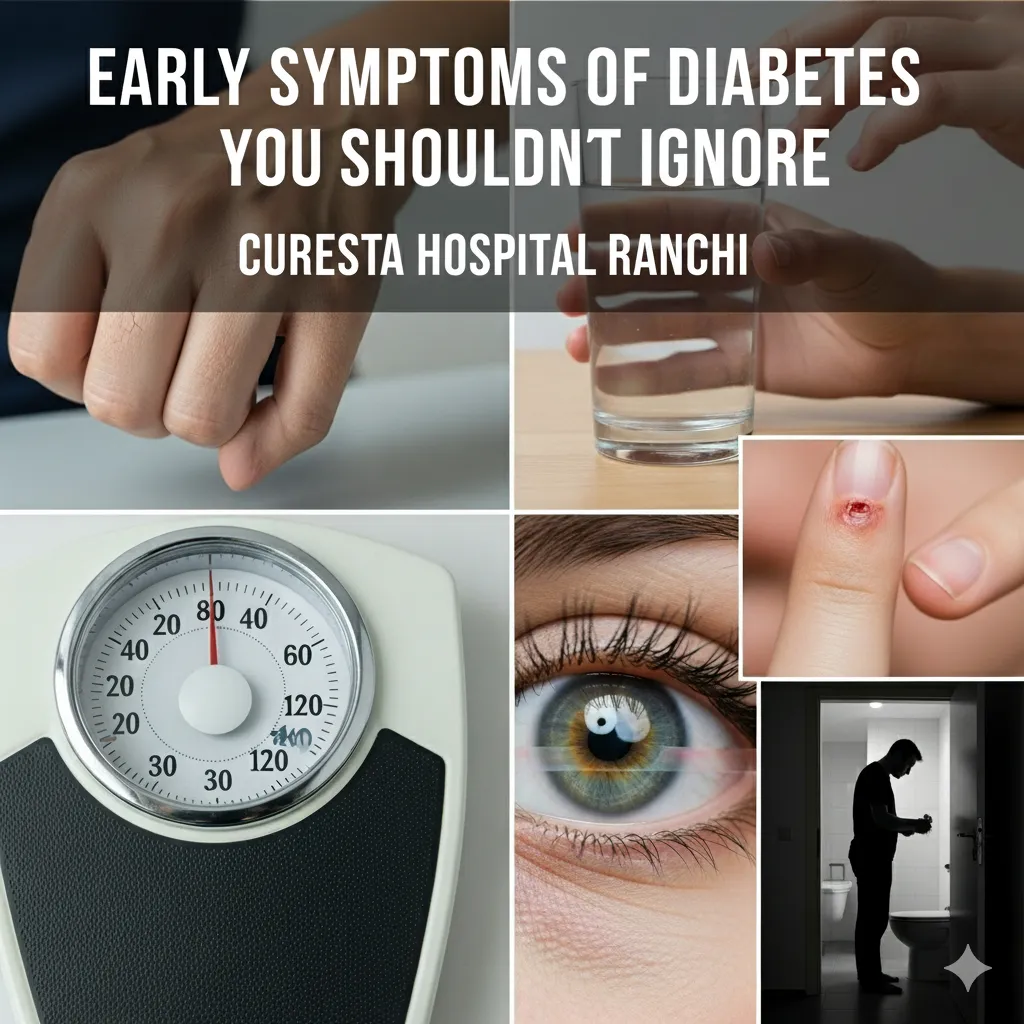 Early Symptoms of Diabetes You Shouldn’t Ignore | Curesta Hospital Ranchi