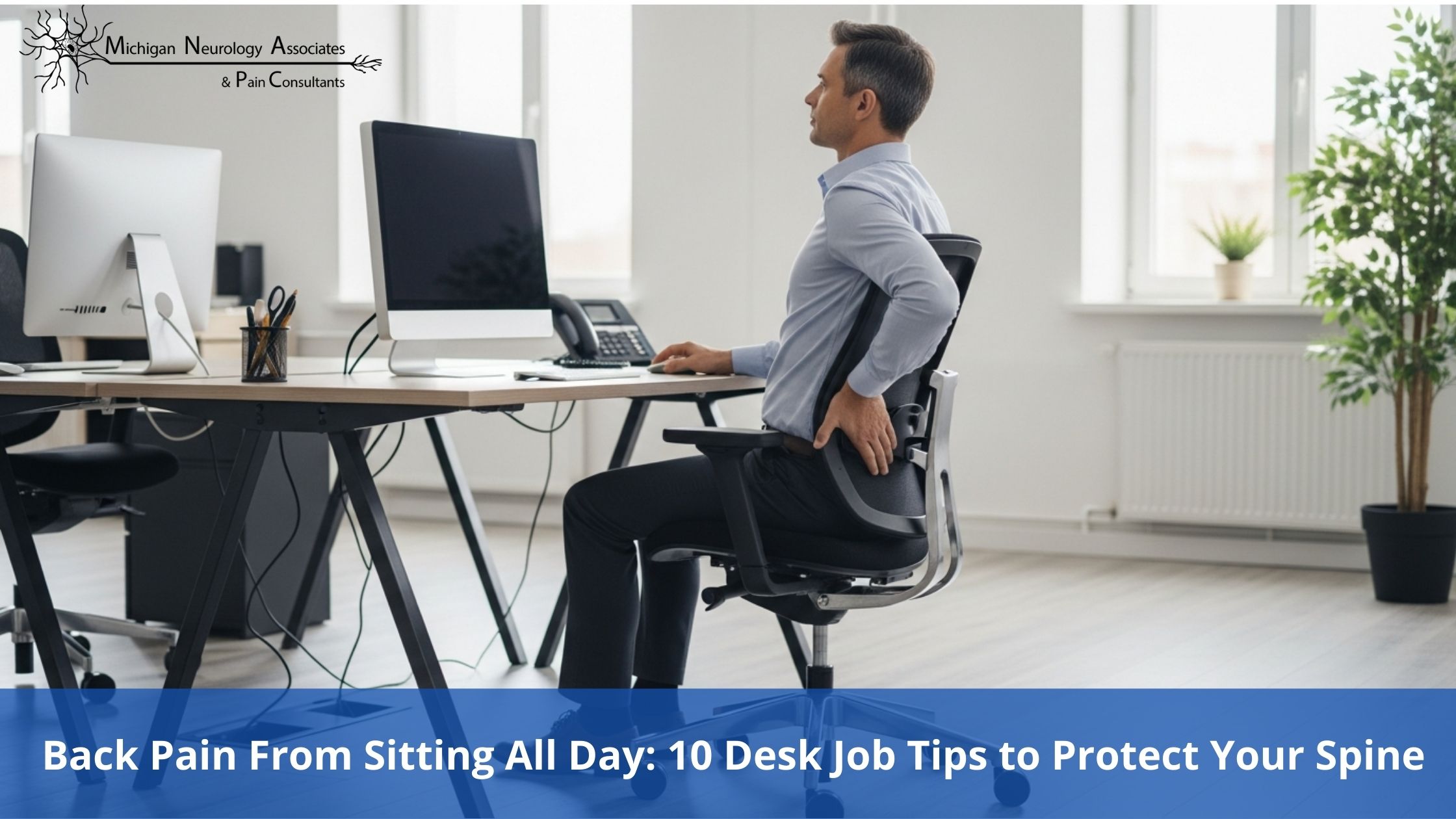 Back Pain From Sitting All Day: 10 Desk Job Tips to Protect Your Spine