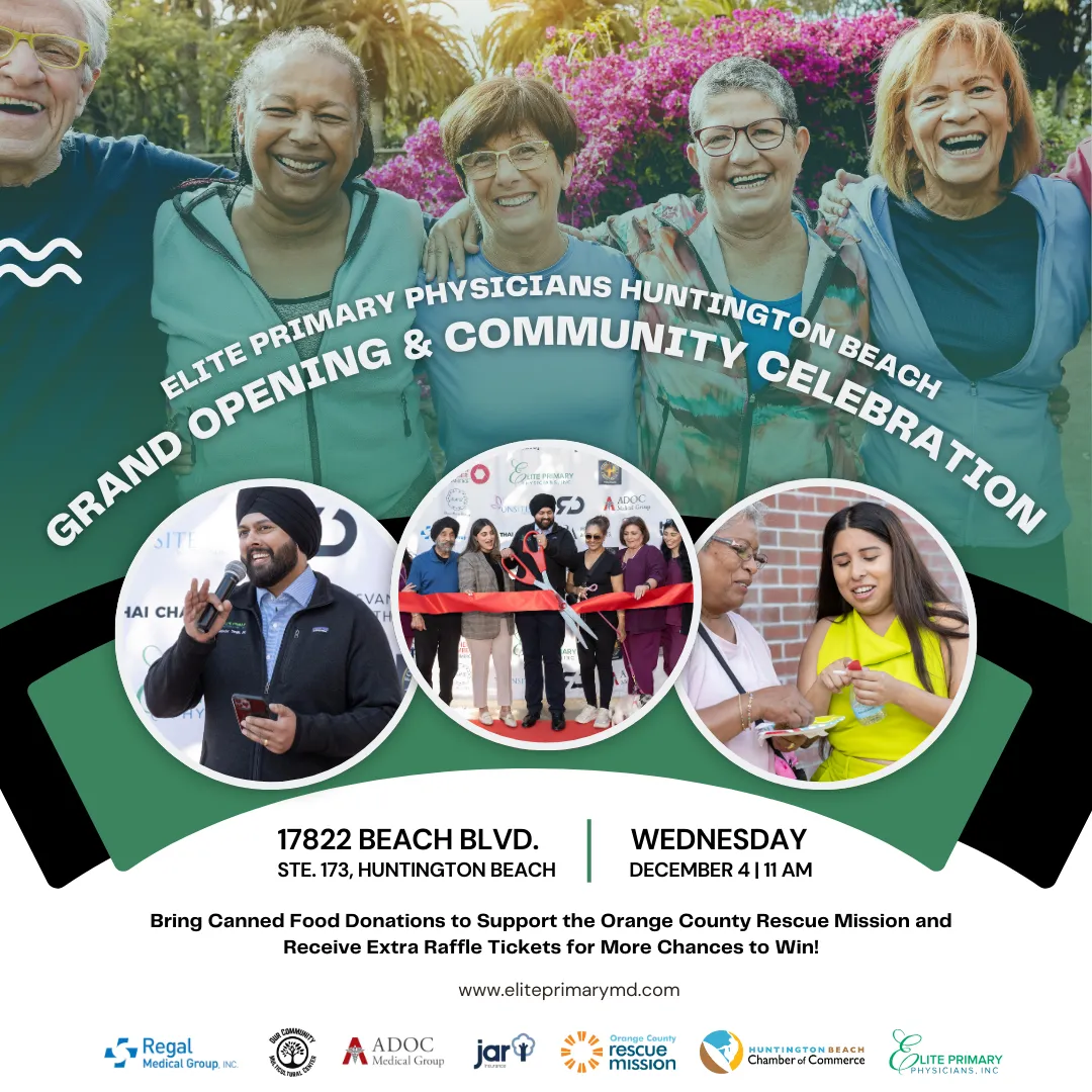 Grand Opening & Community Celebration – Dr. Singh’s Huntington Beach Office