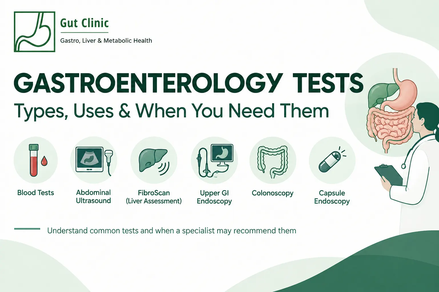 Common Tests a Gastroenterologist May Recommend: A Patient Guide to Digestive Diagnosis