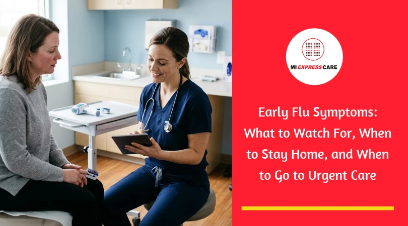 Early Flu Symptoms: What to Watch For, When to Stay Home, and When to Go to Urgent Care