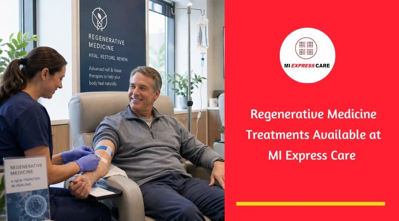 Regenerative Medicine Treatments Available at MI Express Care in Michigan