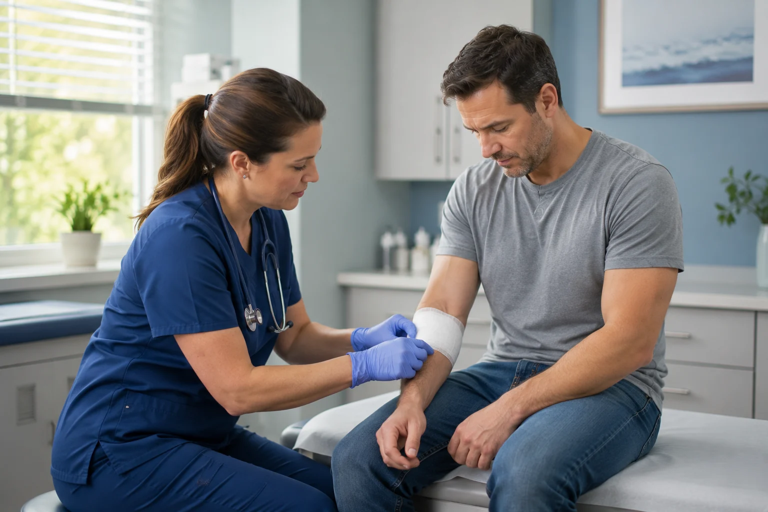 Wound Care and Laceration Repair Services at MI Express Urgent Care MI