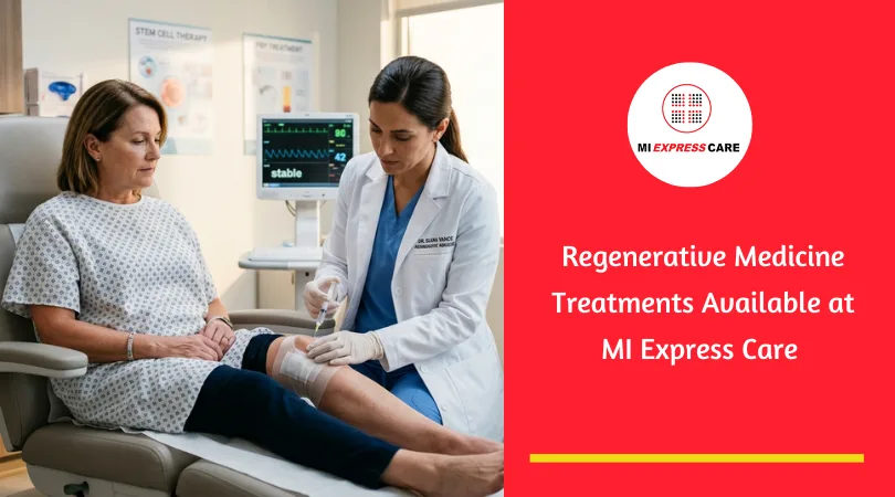 Regenerative Medicine Treatments Available at MI Express Care in Michigan