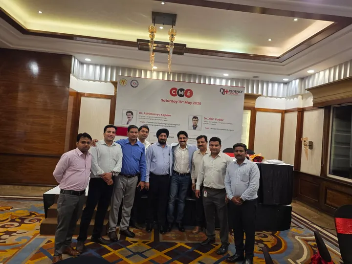 Dr. Kapoor with CME faculty at Regency Health
