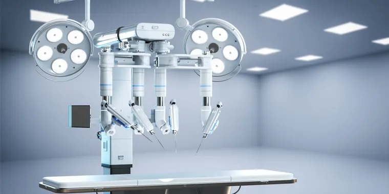 Robotic surgical system in an operating room