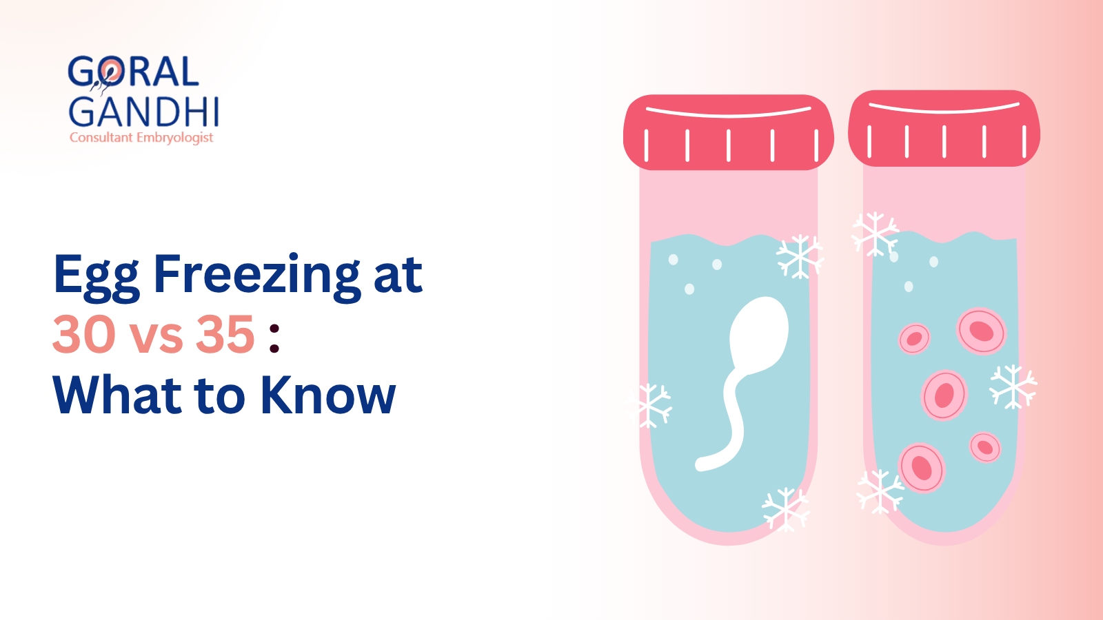 Egg Freezing at 30 vs 35: Does Timing Make a Difference?