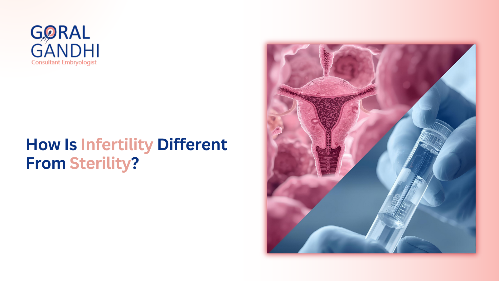 How Is Infertility Different From Sterility?