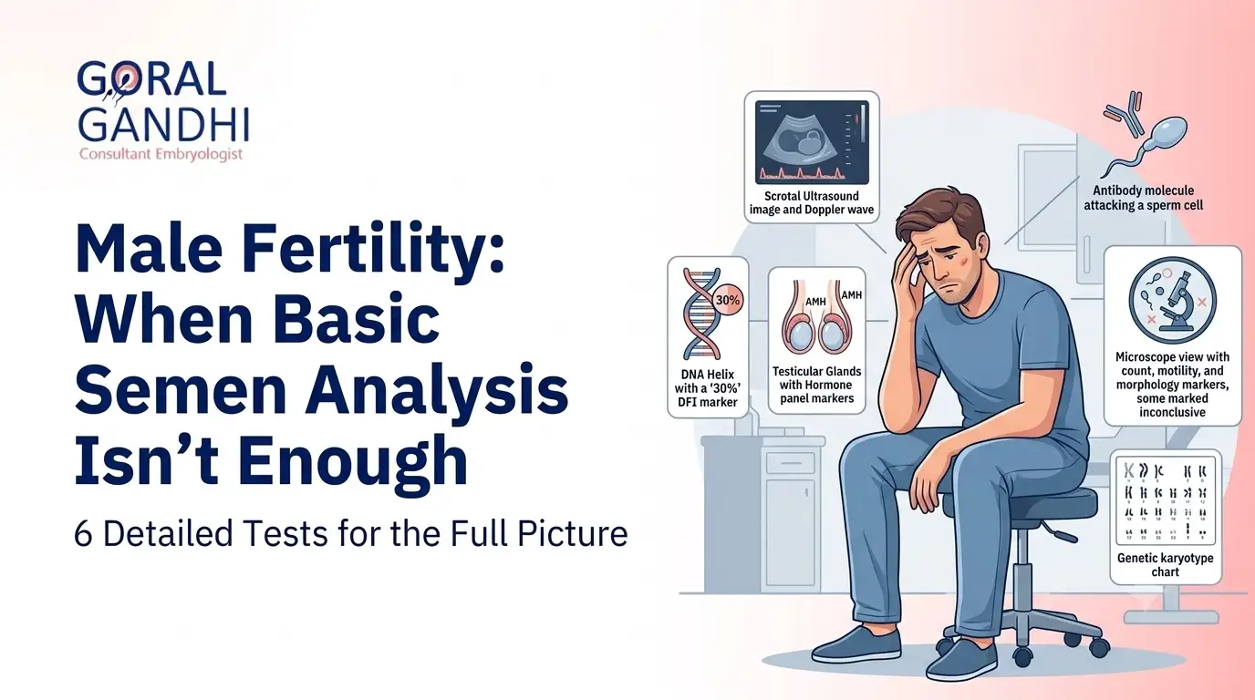 6 Male Fertility Tests Beyond a Basic Semen Analysis