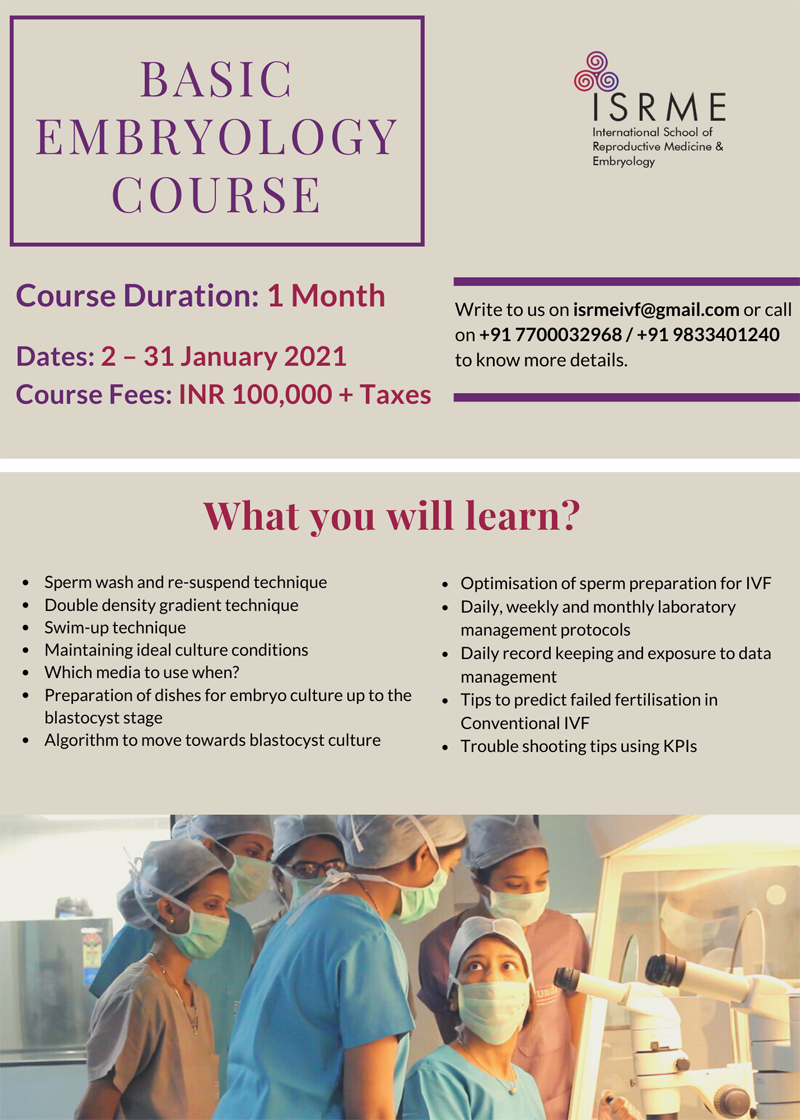 BASIC EMBRYOLOGY COURSE