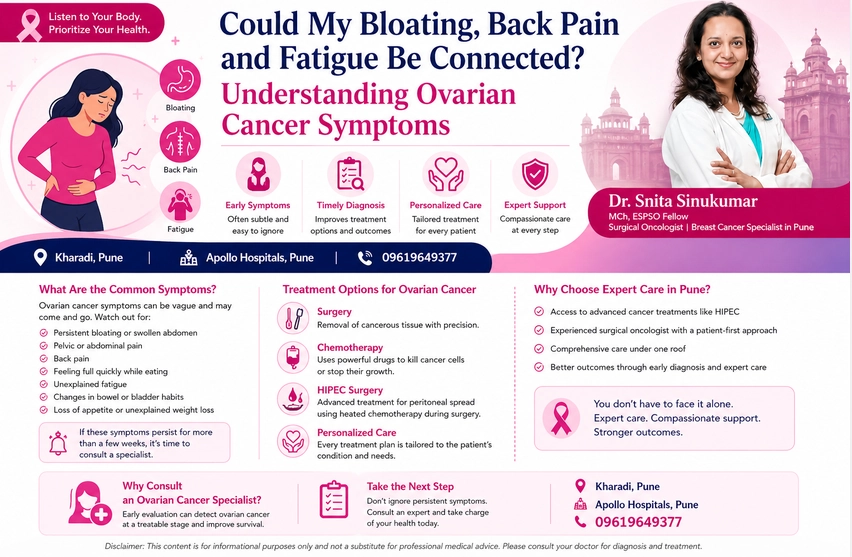 Could My Bloating, Back Pain and Fatigue Be Connected? Understanding Ovarian Cancer Symptoms