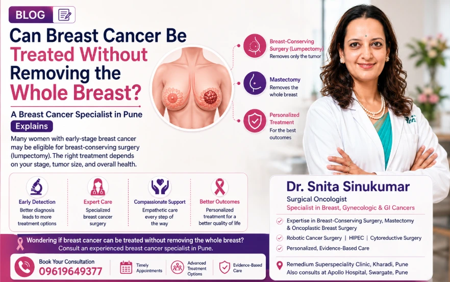 Can Breast Cancer Be Treated Without Removing the Whole Breast? A Breast Cancer Specialist in Pune Explains