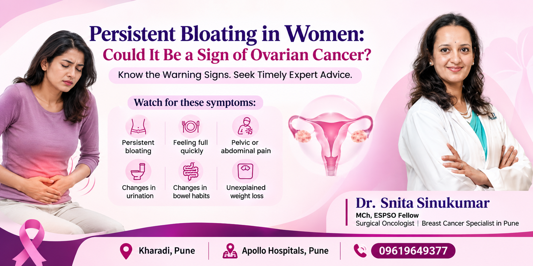 Is Persistent Bloating a Sign of Ovarian Cancer? When Should You See a Specialist?