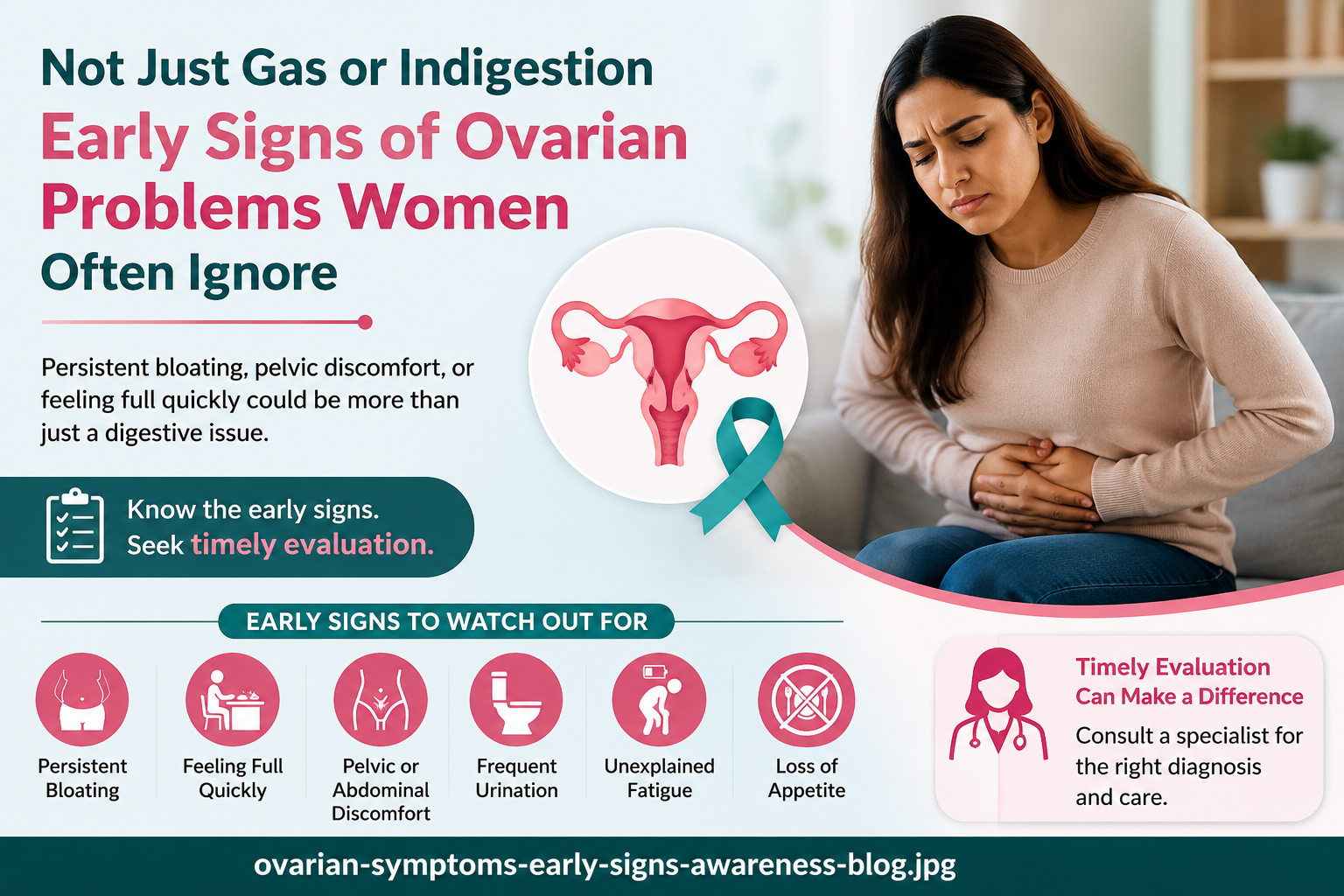 Not Just Gas or Indigestion Early Signs of Ovarian Problems Women Often Ignore