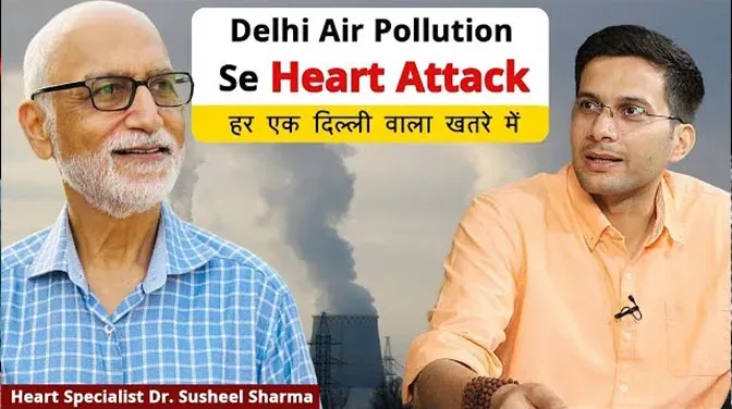Delhi Air Pollution Se Heart Attack Ft. Cardiologist Dr. Susheel Sharma | PM 2.5 | Himanshu Bhatt