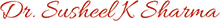 Signature of Dr. Susheel K Sharma