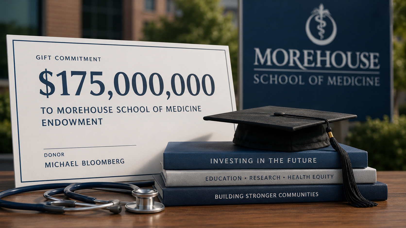 Michael Bloomberg giving $175M gift to Morehouse School of Medicine's endowment