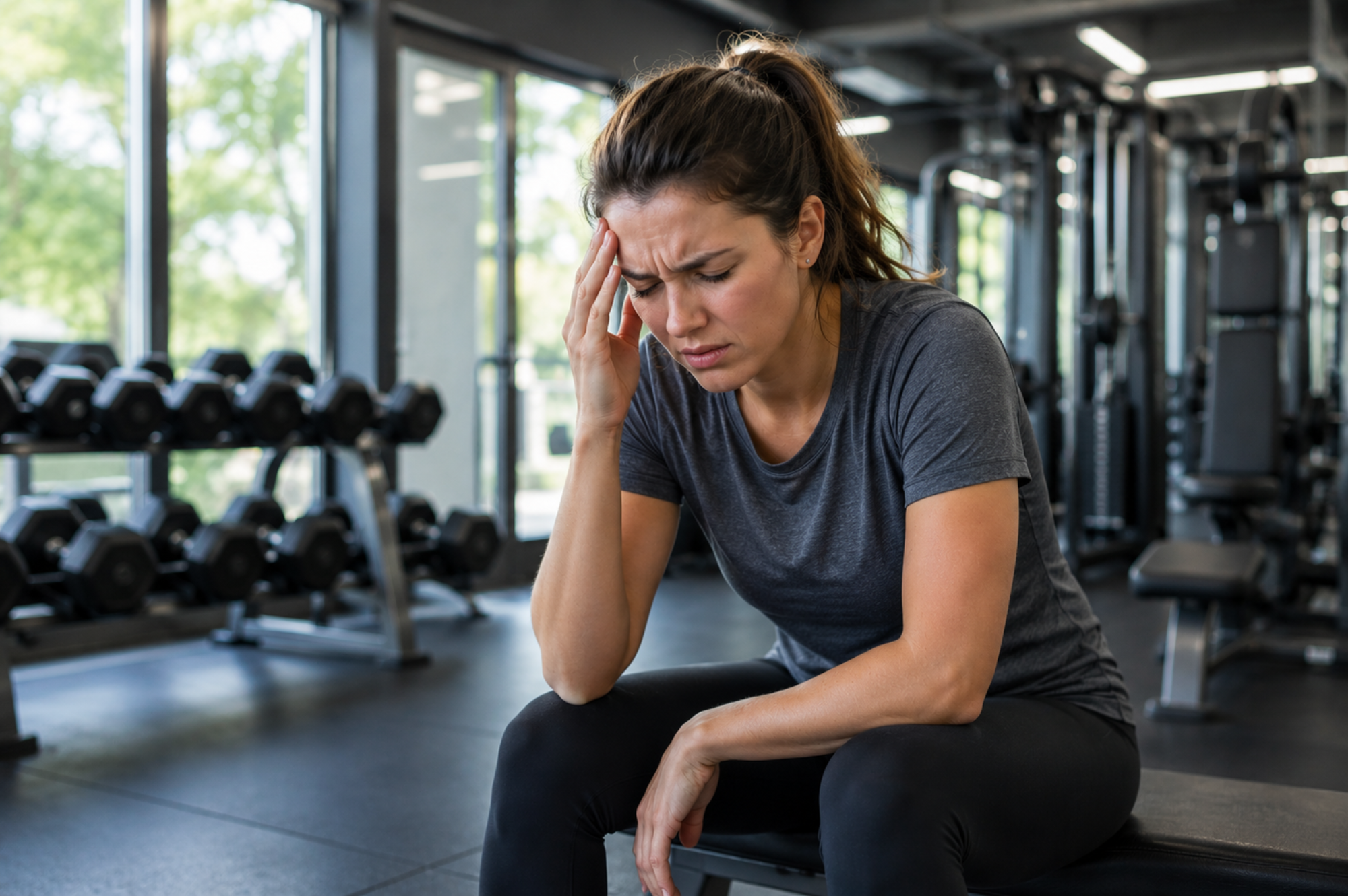 bad headache after exercise