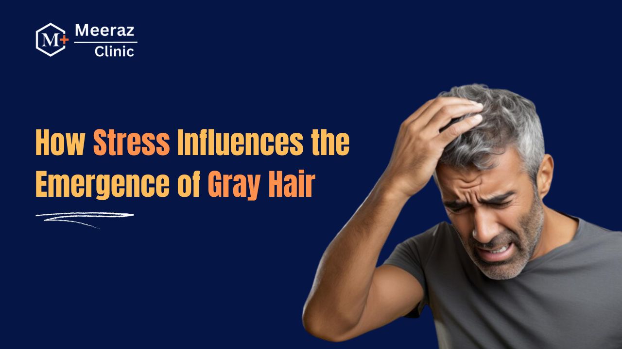 How does stress cause GREY hair