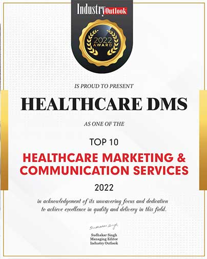 Healthcare DMS Award Certificate