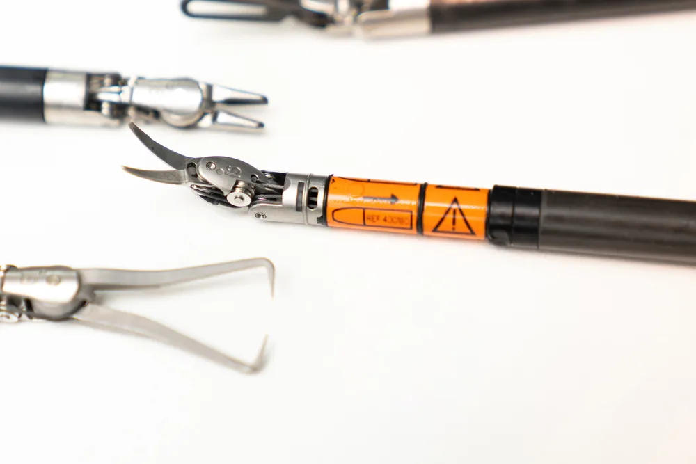 Robotic instruments prepared for transoral surgery