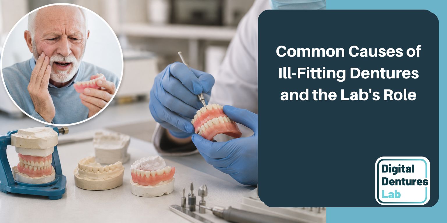 Common Causes of Ill-Fitting Dentures and the Lab's Role