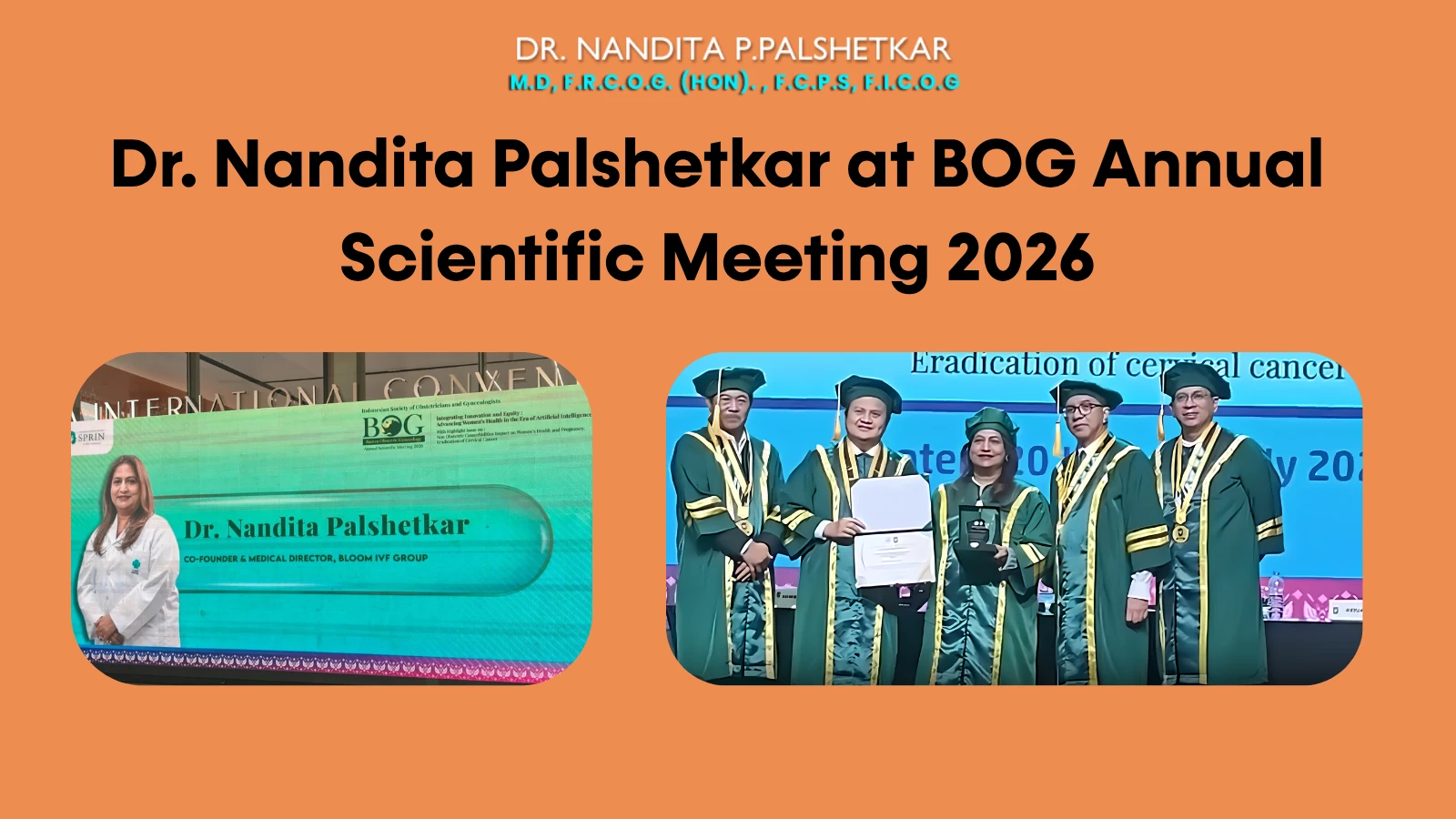 Dr. Nandita Palshetkar Shares Fertility Insights at BOG Women's Health Conference 2026