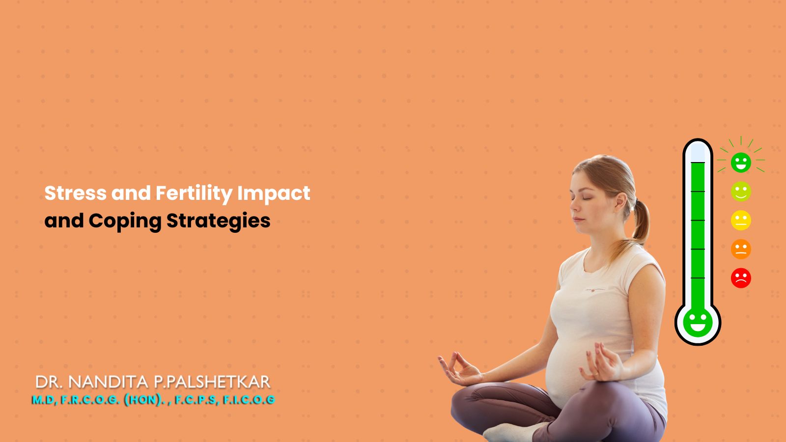 Peaceful woman practicing yoga to reduce stress and enhance fertility, symbolizing growth and reproductive health.