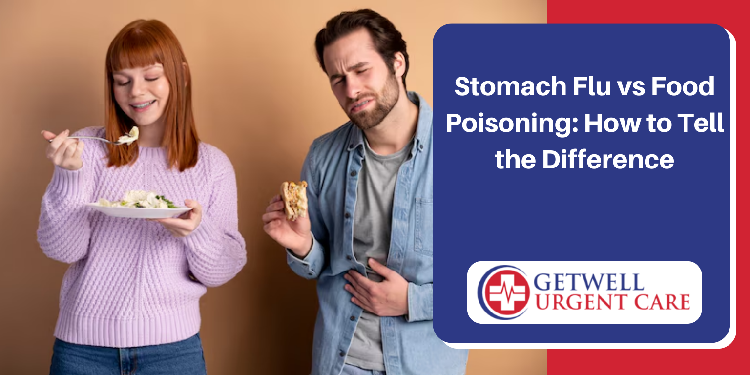 stomach flu vs food poisoning