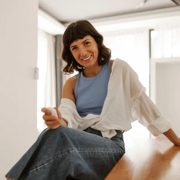 Montana woman navigating menopause at home